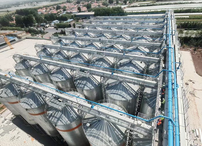 中糧糧谷濰坊新建 90萬噸/年小麥加工項(xiàng)目輸送設(shè)備